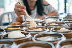 Eating Dumplings